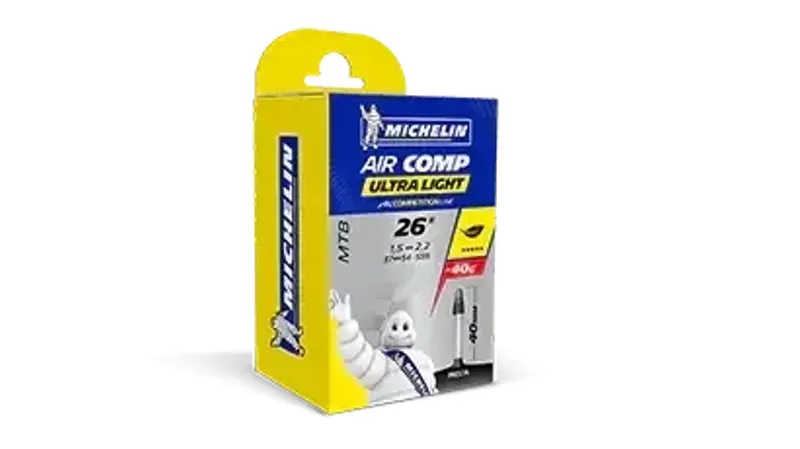 Michelin Aircomp Ultralight MTB Inner Tube in Black