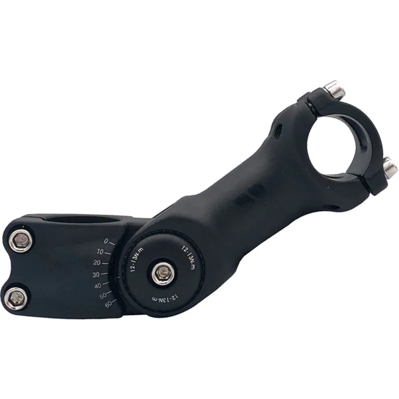 M Part Adjustable A-head 25.4mm 4 Bolt Stem in Black-2