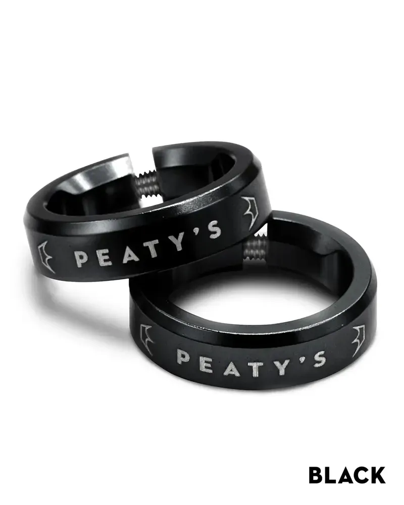 Peaty's Monarch Grip Lock Ring Black