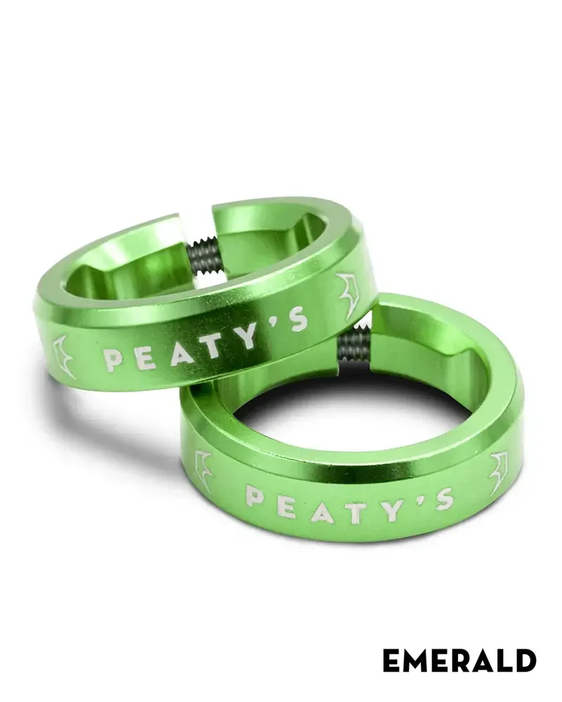 Peaty's Monarch Grip Lock Ring Emerald