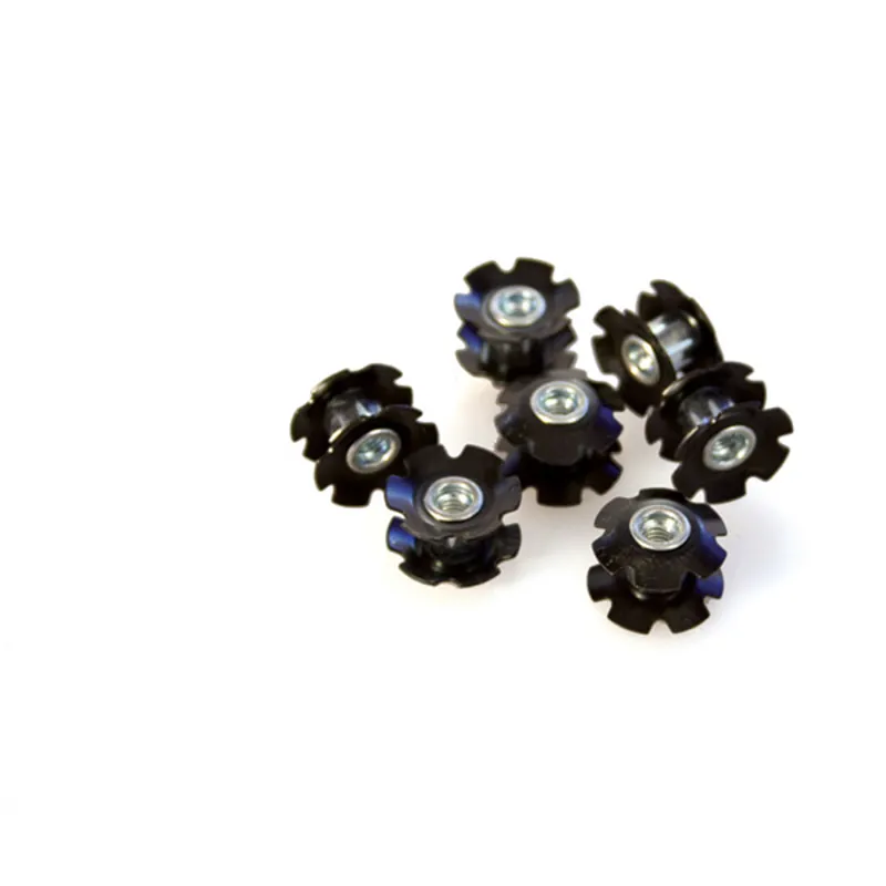 M Part 1in 22.2mm 10 pack Star Nuts in Black