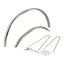 Dia-Compe ENE F-2 Fender Pair in Silver Mottle