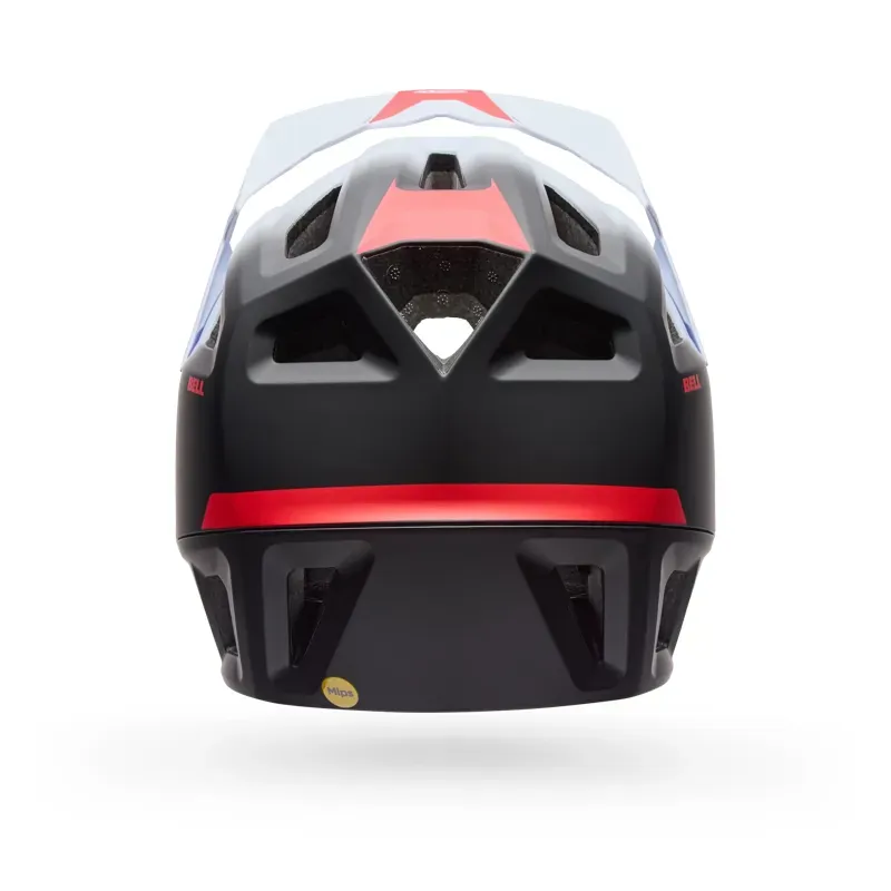 Bell Full-Air Mips Grid Full-Face Helmet in White/Black-3