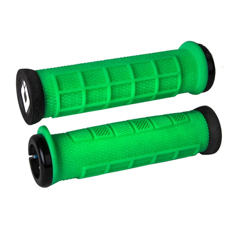 Odi Elite Pro Mountain Bike 130mm Lock On Grips in Green