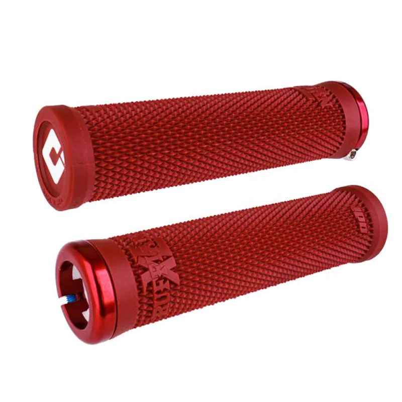 Odi Ruffian XL V2.1 135mm MTB Lock-on Grips in Red