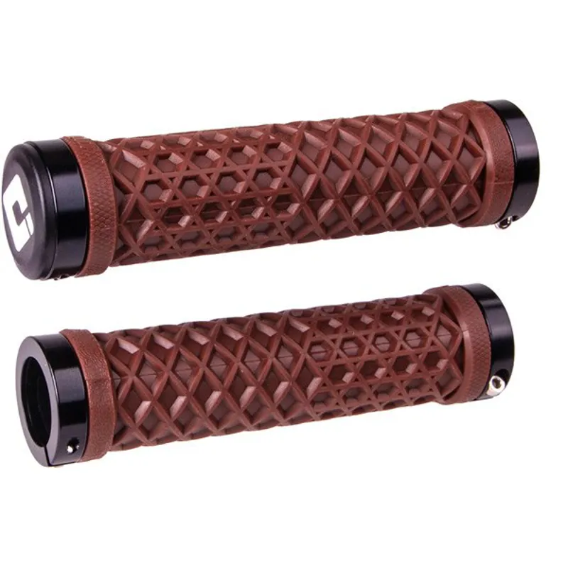 Odi Vans 130mm Mountain Bike Lock On Grips in Brown