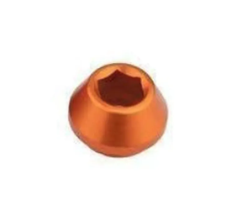 Wolf Tooth 12mm Axle Cap for Rear Axle in Orange