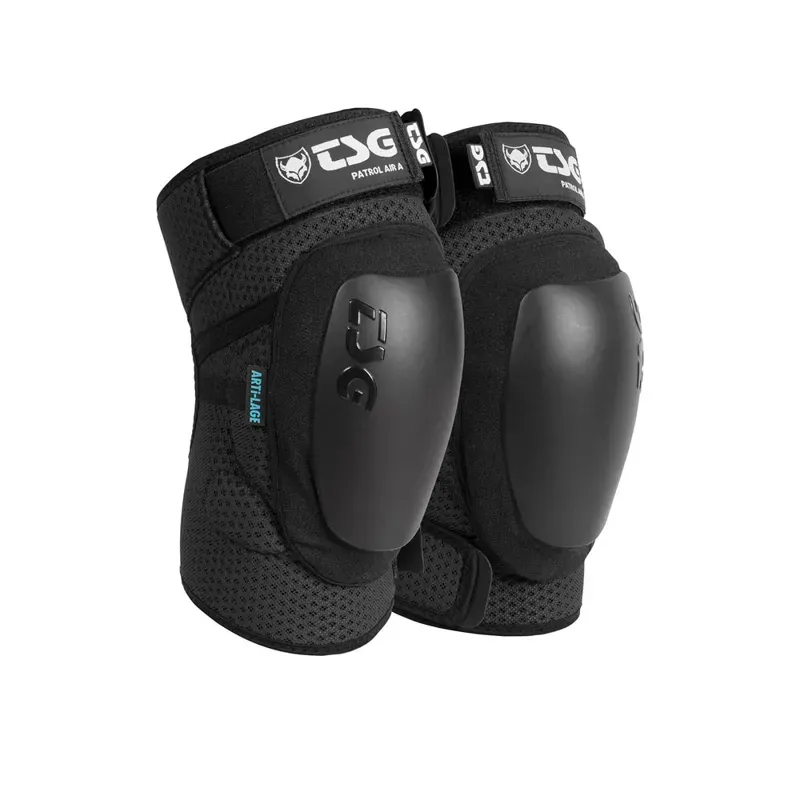 Patrol Air A Kneeguards Grey/Black Small