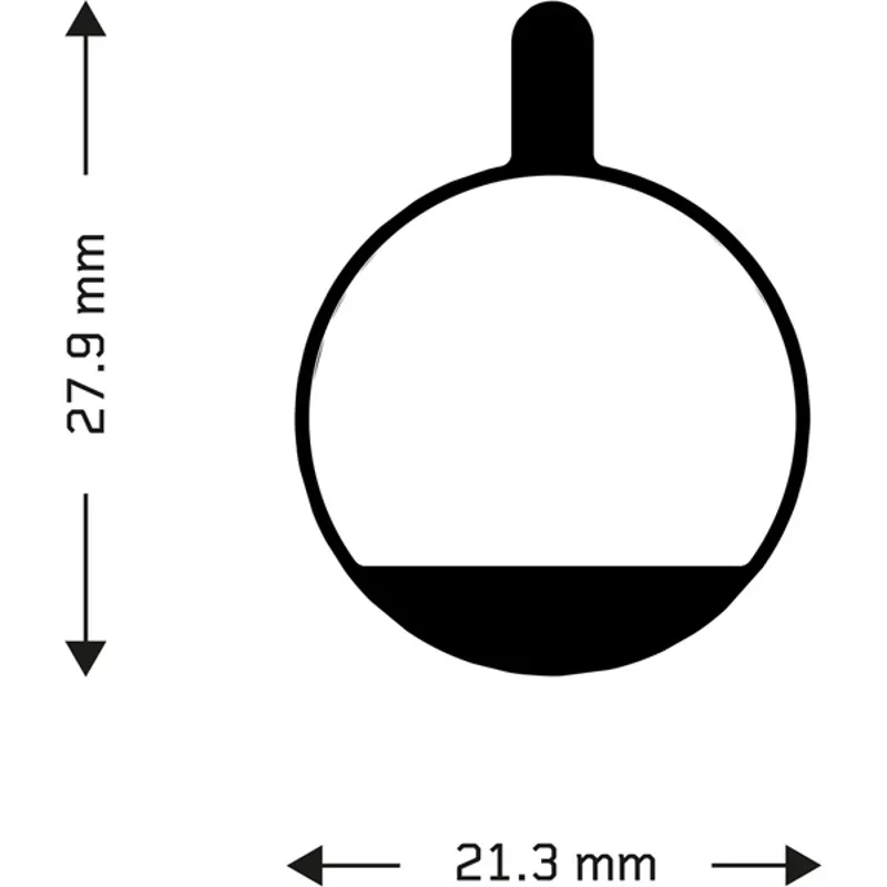 Aztec Clarks CMD-8/11/16 Organic Disc Brake Pads in Black