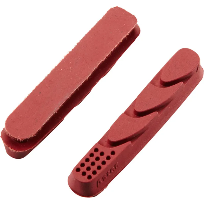 Aztec Campagnolo Carbon Road Brake Block Inserts in Red