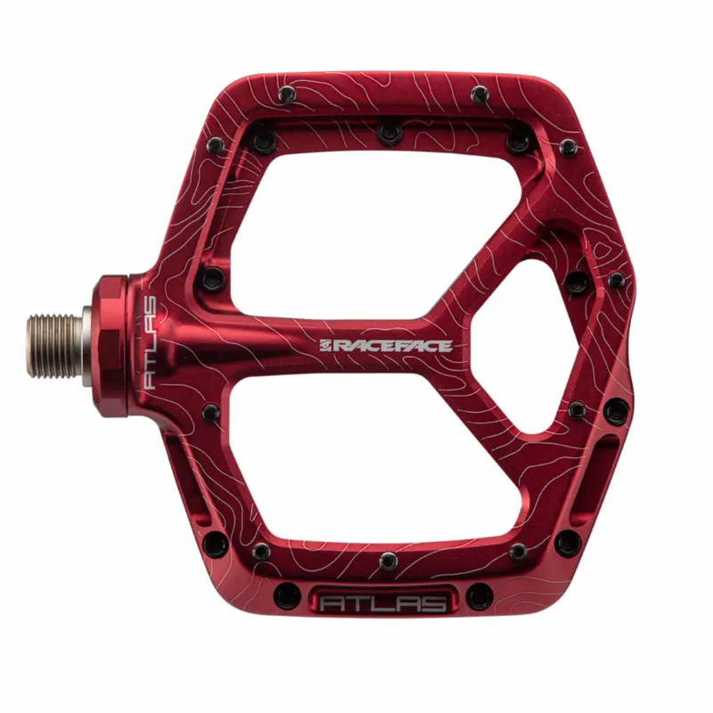 Race Face Atlas Pedals in Red