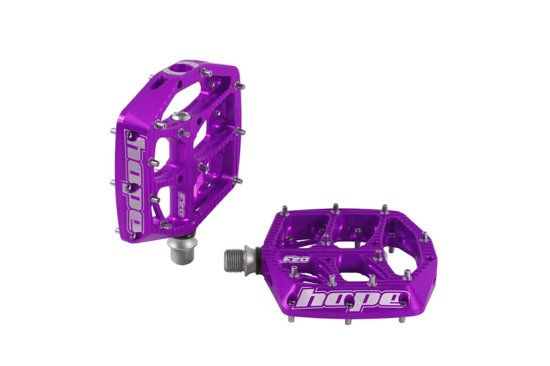 Mountain Bike Hope F20 Pedals Purple Hope F20 Peddle Install