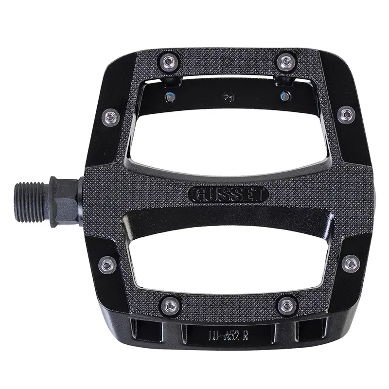 Gusset Slim Jim Loose Ball Pedals Black 9/16-1
