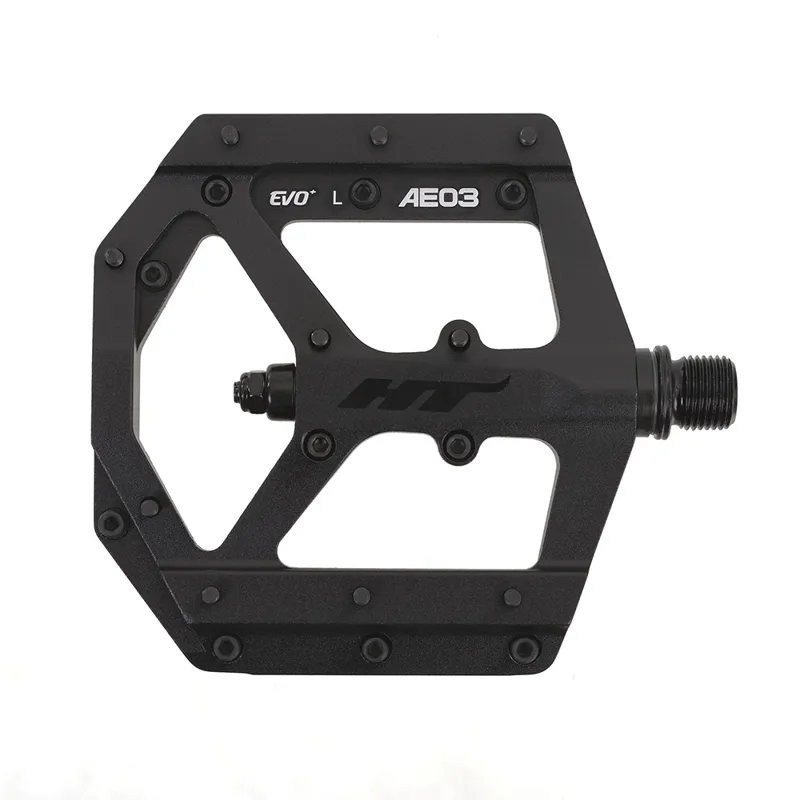 HT Components AE03 9/16-inch BMX Pedals in Stealth Black