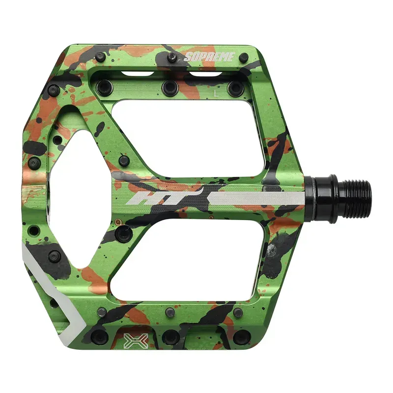 HT Components ANS-10 Supreme Pedals in Camo Green
