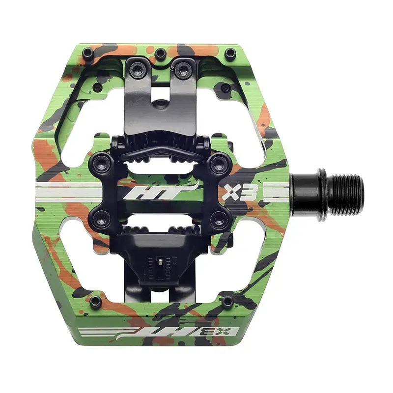 Ht Components X3 DH/Enduro Pedals in Camo Green