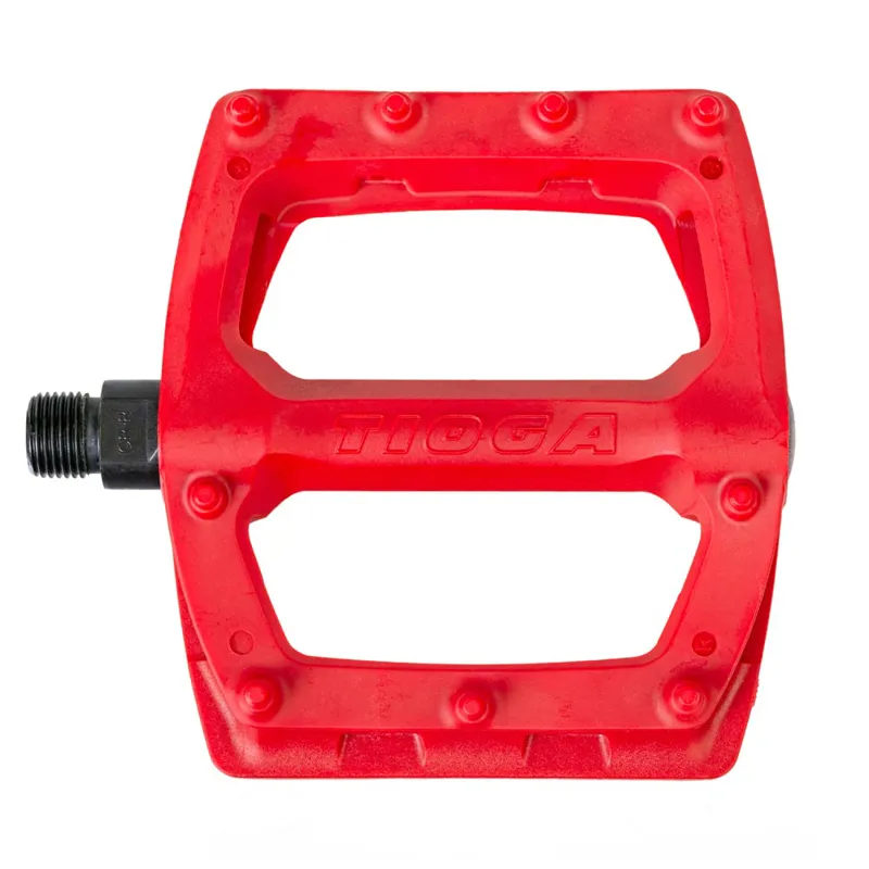 Tioga Surefoot Slim Pedal 9/16 in Red