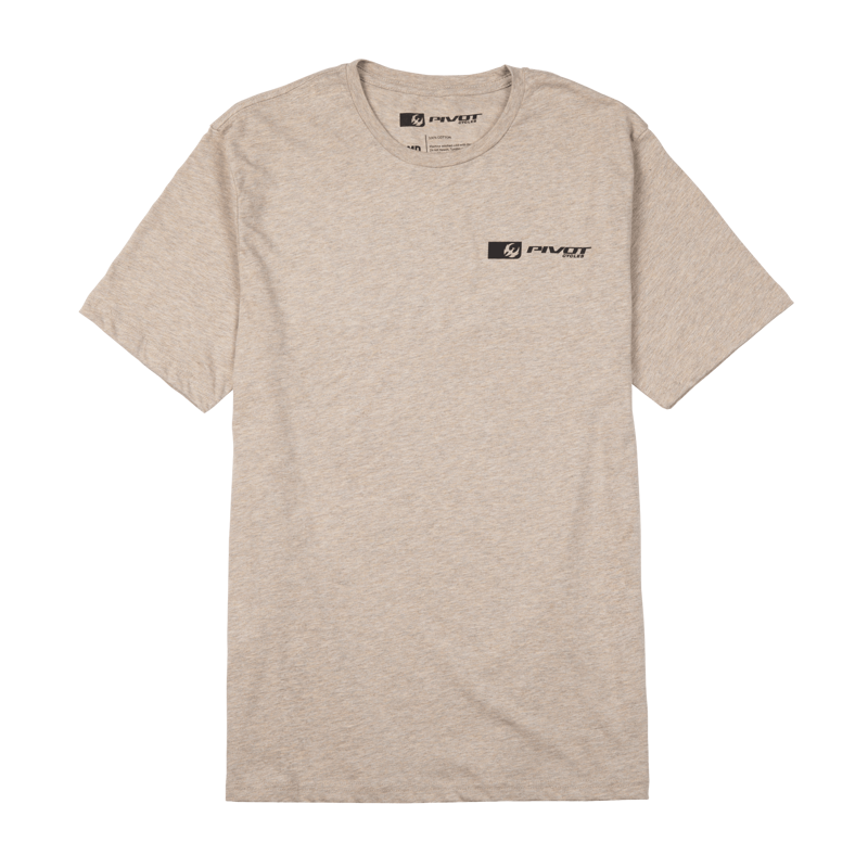 Pivot Cycles Carl Unboxed T-Shirt in Heathered Latte-1