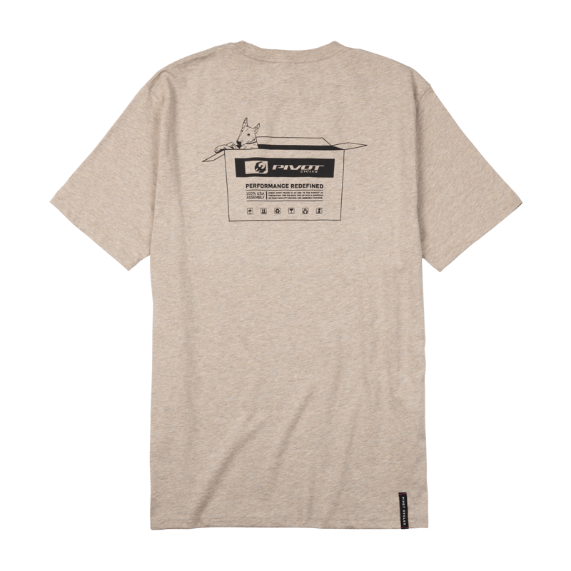 Pivot Cycles Carl Unboxed T-Shirt in Heathered Latte-2