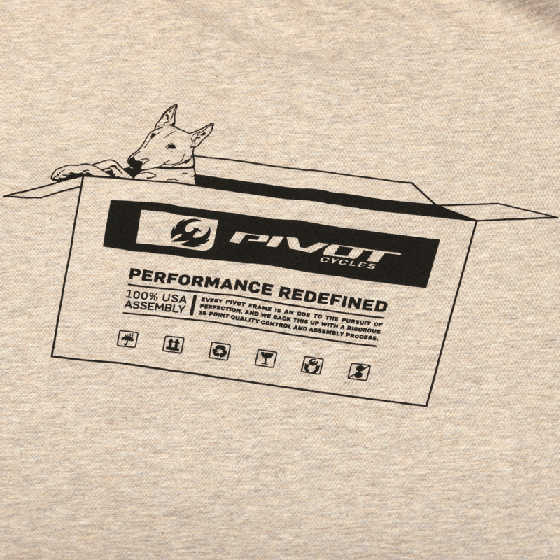 Pivot Cycles Carl Unboxed T-Shirt in Heathered Latte-3