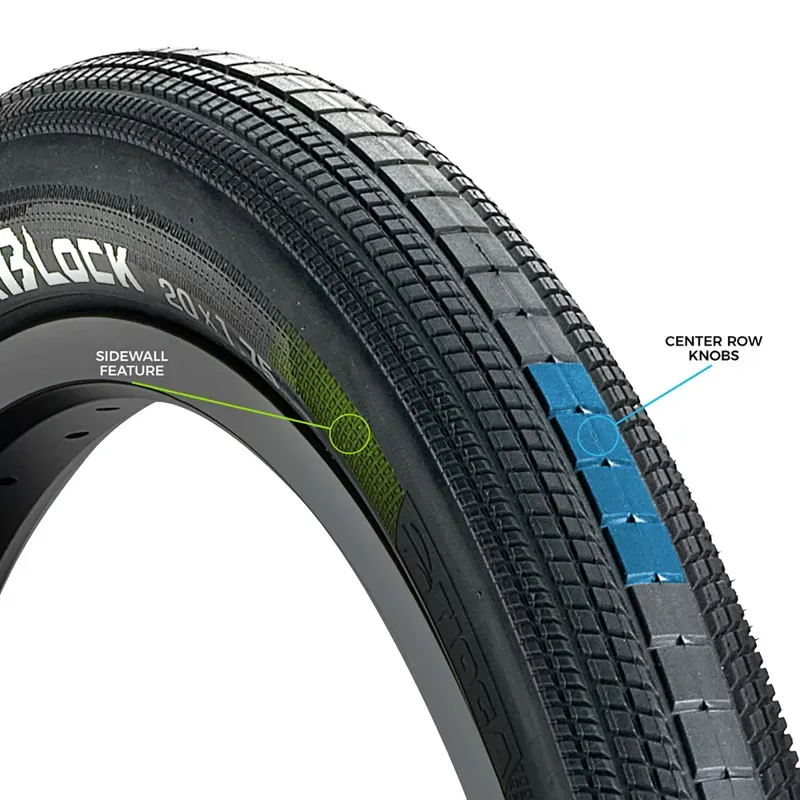 Tioga Powerblock 26in Tyres in Black-4
