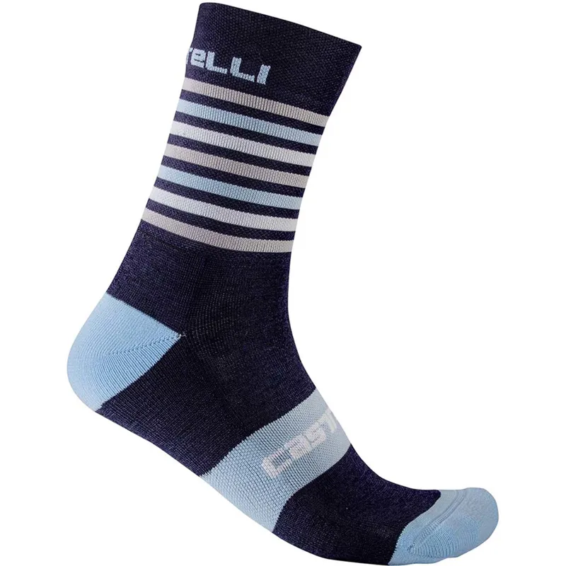 Castelli Gregge 15 Socks Savile Blue Dusk Blue 
