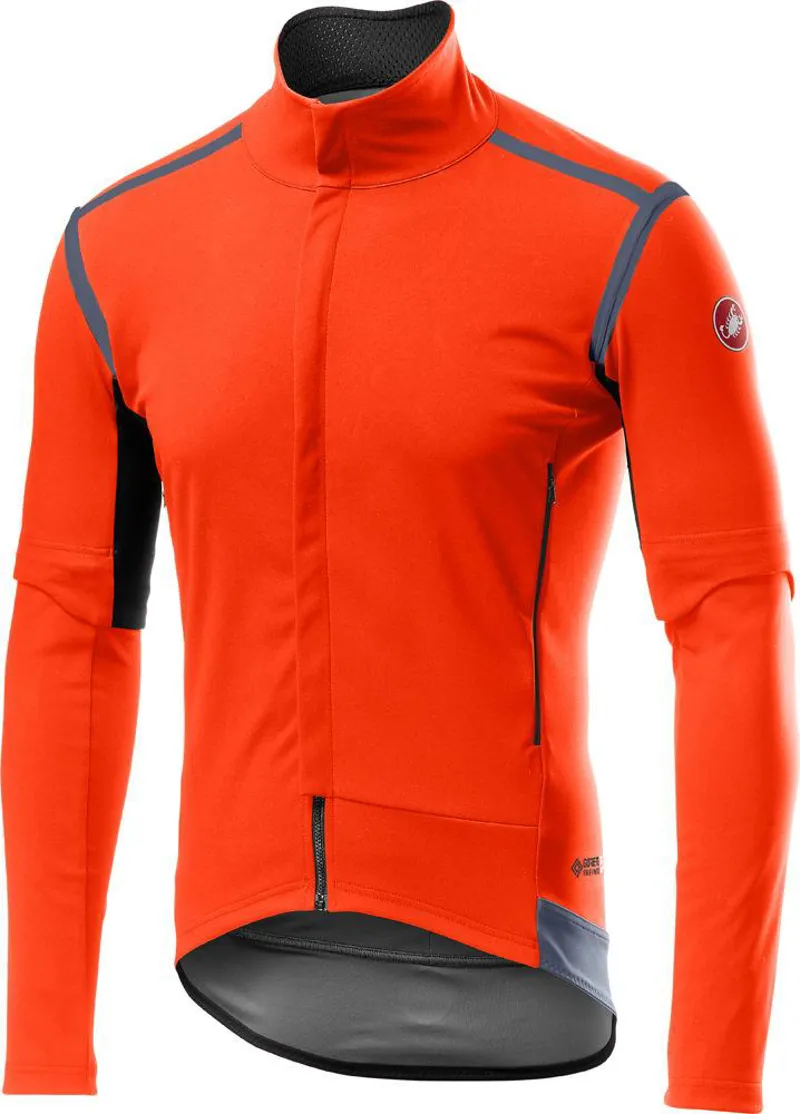 Castelli Perfetto RoS Convertible Jacket Orange