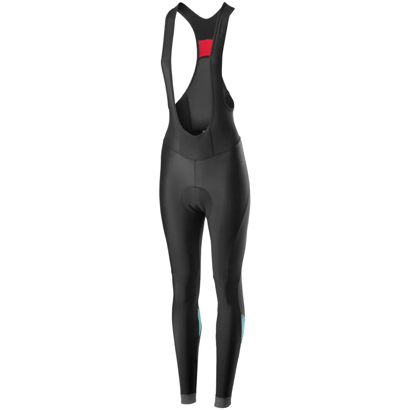 Castelli Velocissima Bibtight Black/Celeste 