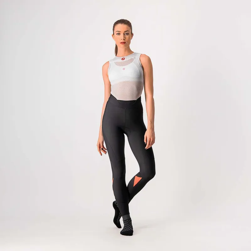 Castelli Velocissima Women's Tights Black Brilliant Pink