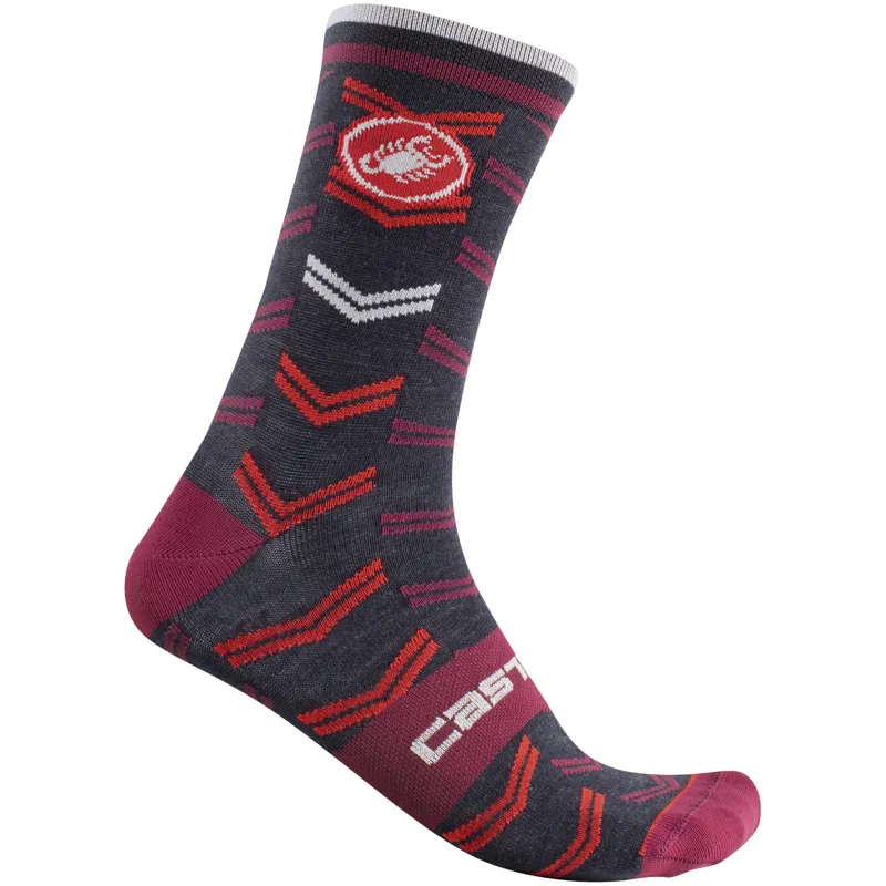 Castelli Transition 18 Sock Savile Blue 