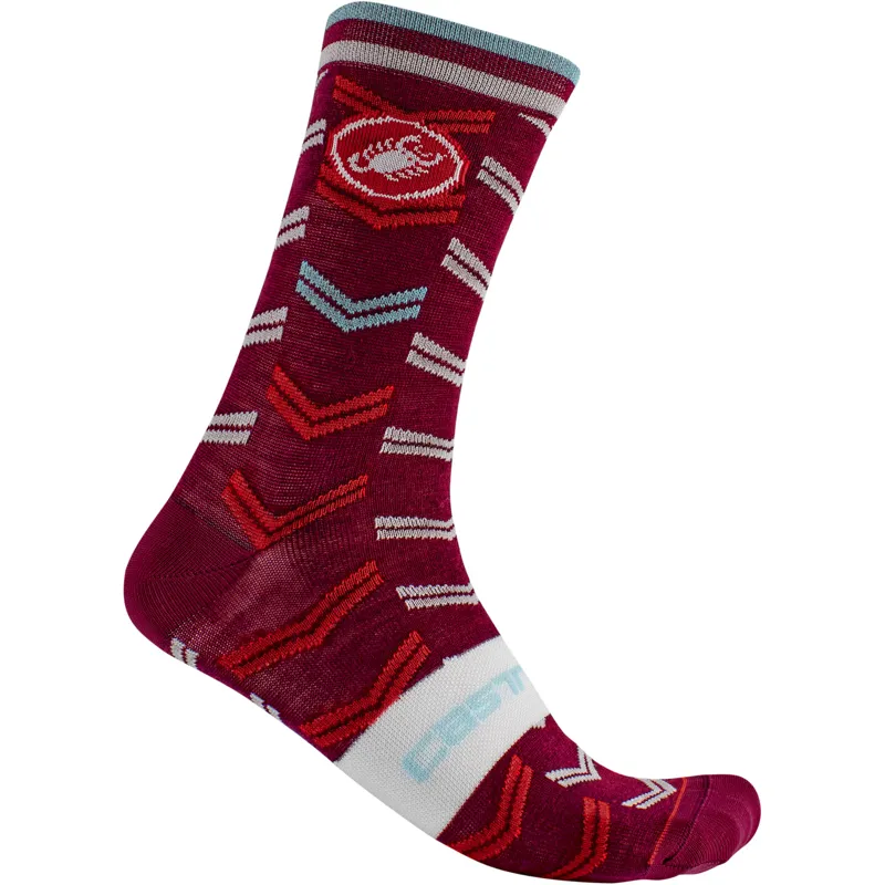 Castelli Transition 18 Sock Pro Red 