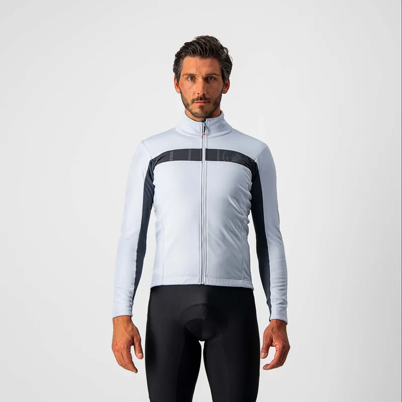 Castelli Mortirolo VI Jacket Silver Gray Gray