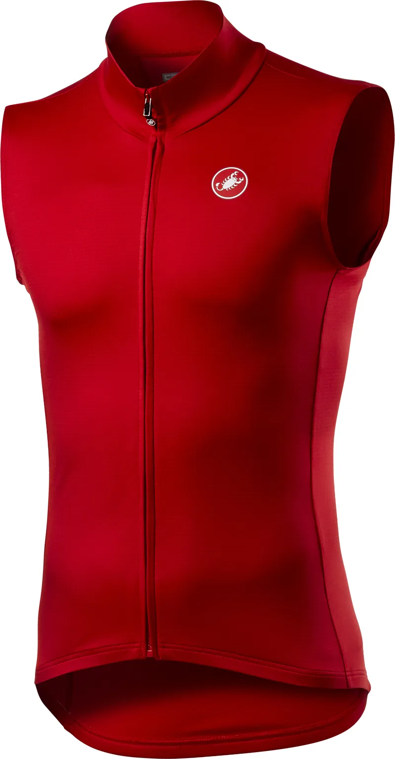 Castelli Pro Thermal Mens Mid Vest Red