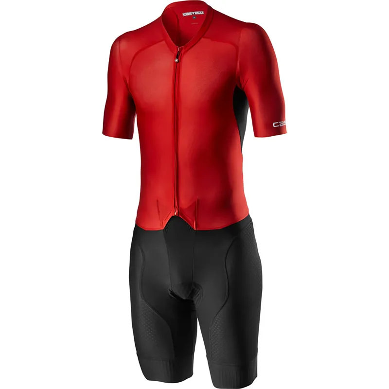Castelli Sanremo 4.1 Speed Suit Black Red 