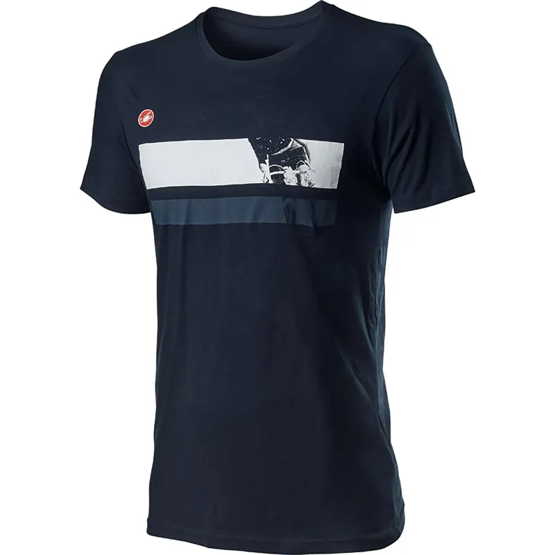 Castelli Cima Mens T-Shirt Savile Blue