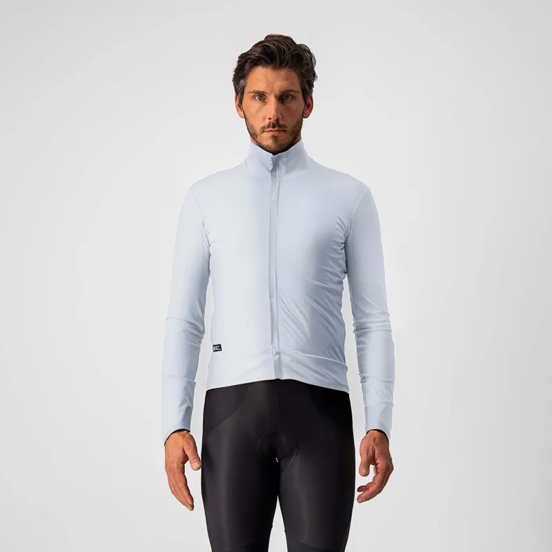 Castelli Elite RoS Jacket Silver Gray Chartreuse