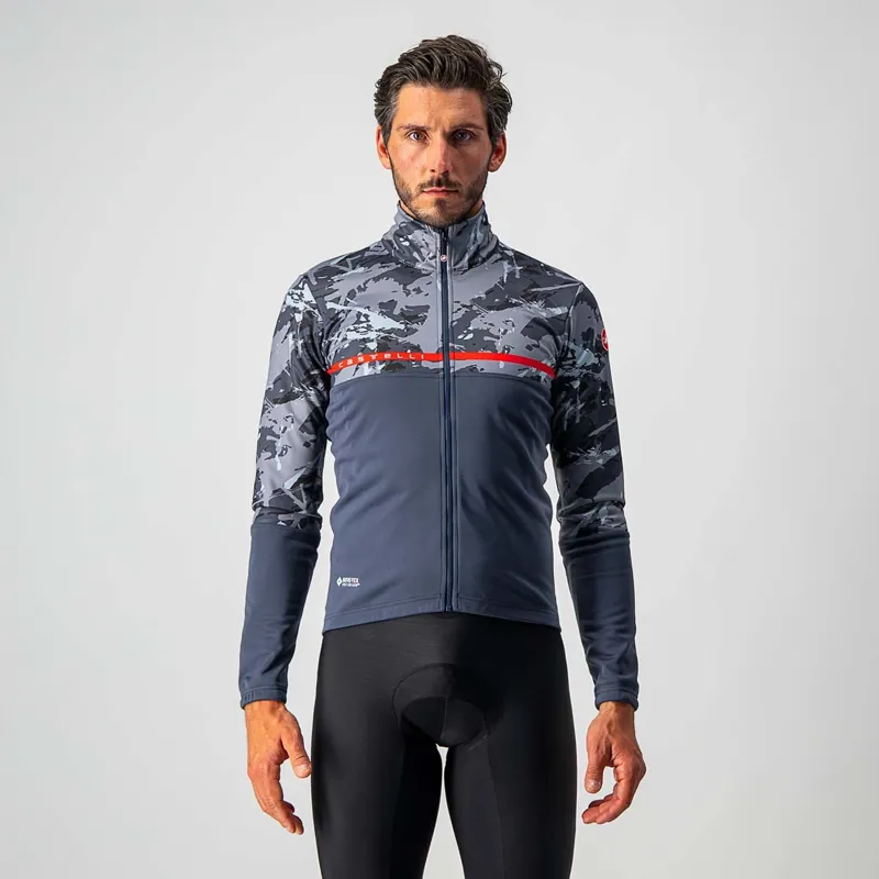Castelli Finestre Jacket Steel Blu Vortex Gray