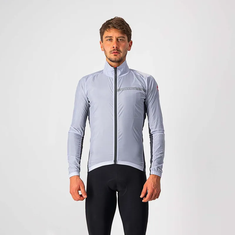 Castelli Squadra Stretch Jacket Silver Gray Gray