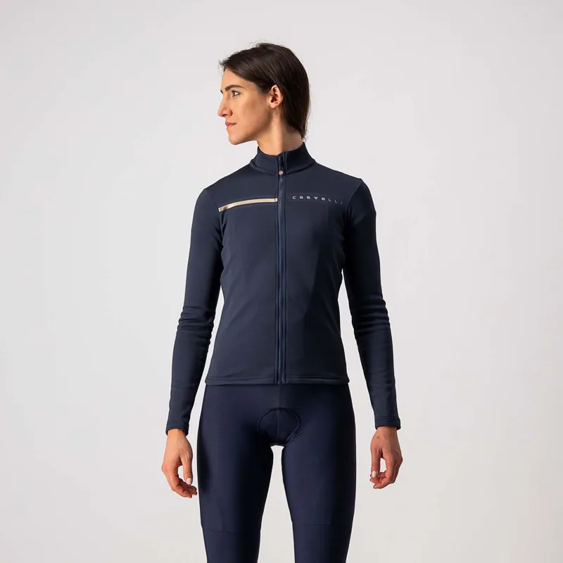 Castelli Sinergia 2 Women's Jersey Savile Blue Bronze
