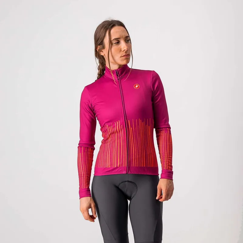 Castelli Sorpresa Women's Jersey Magenta Orange