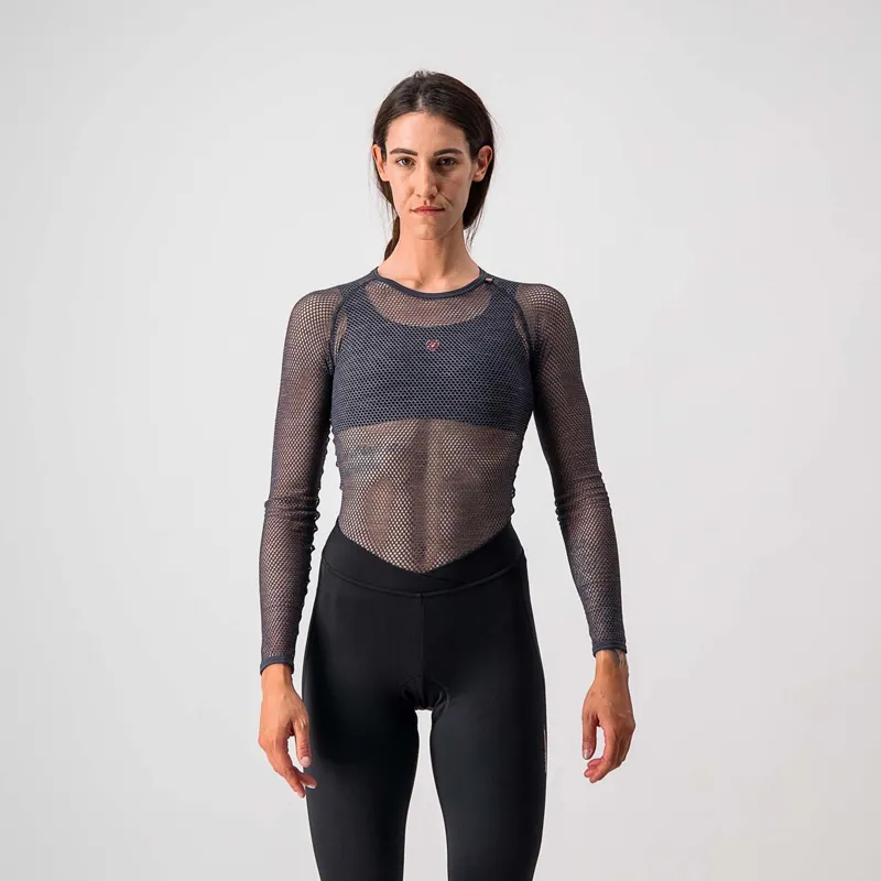 Castelli Miracolo Women's Long Sleeve Base Layer Gray