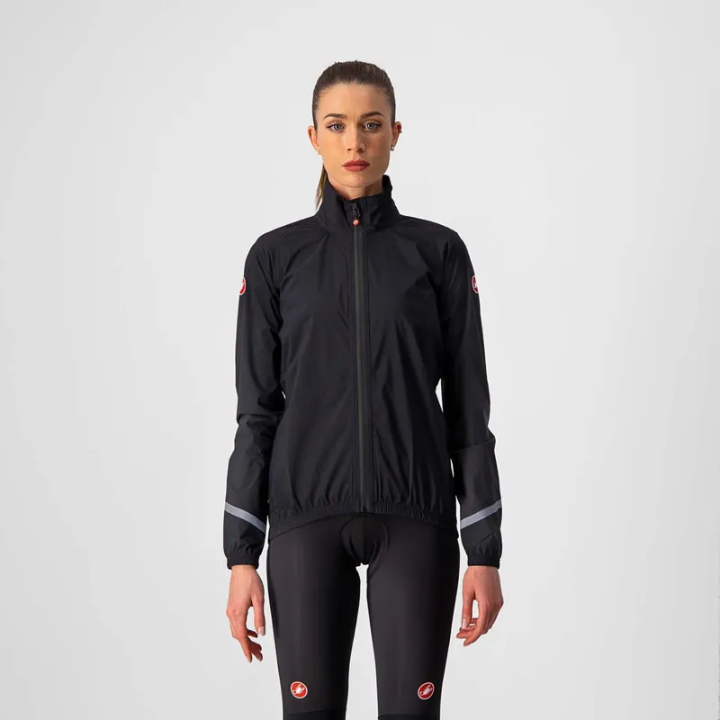 Castelli Emergency 2 Womens Rain Jacket Black