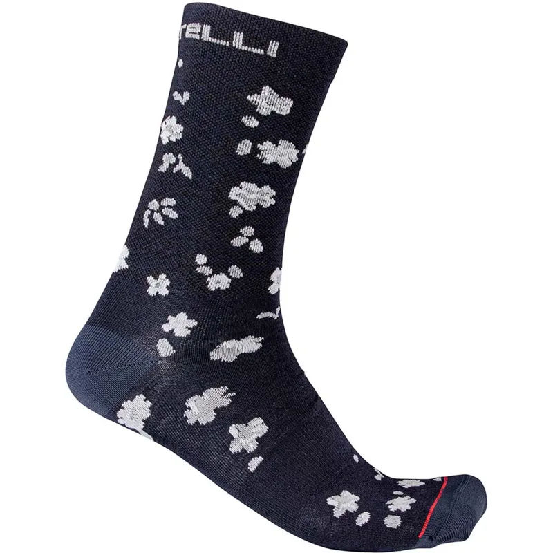 Castelli Fuga 18 Socks Black Dark Gray 