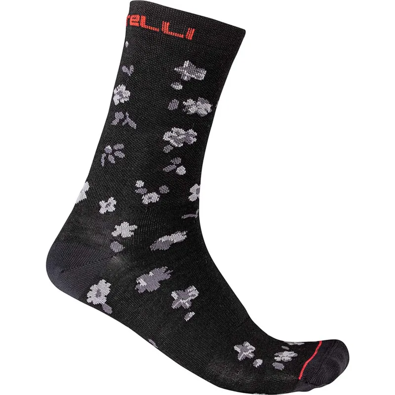 Castelli Fuga 18 Socks Savile Blue Silver Gray 