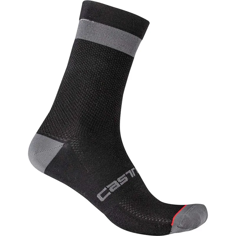 Castelli Alpha Women's 15 Socks Black Dark Gray