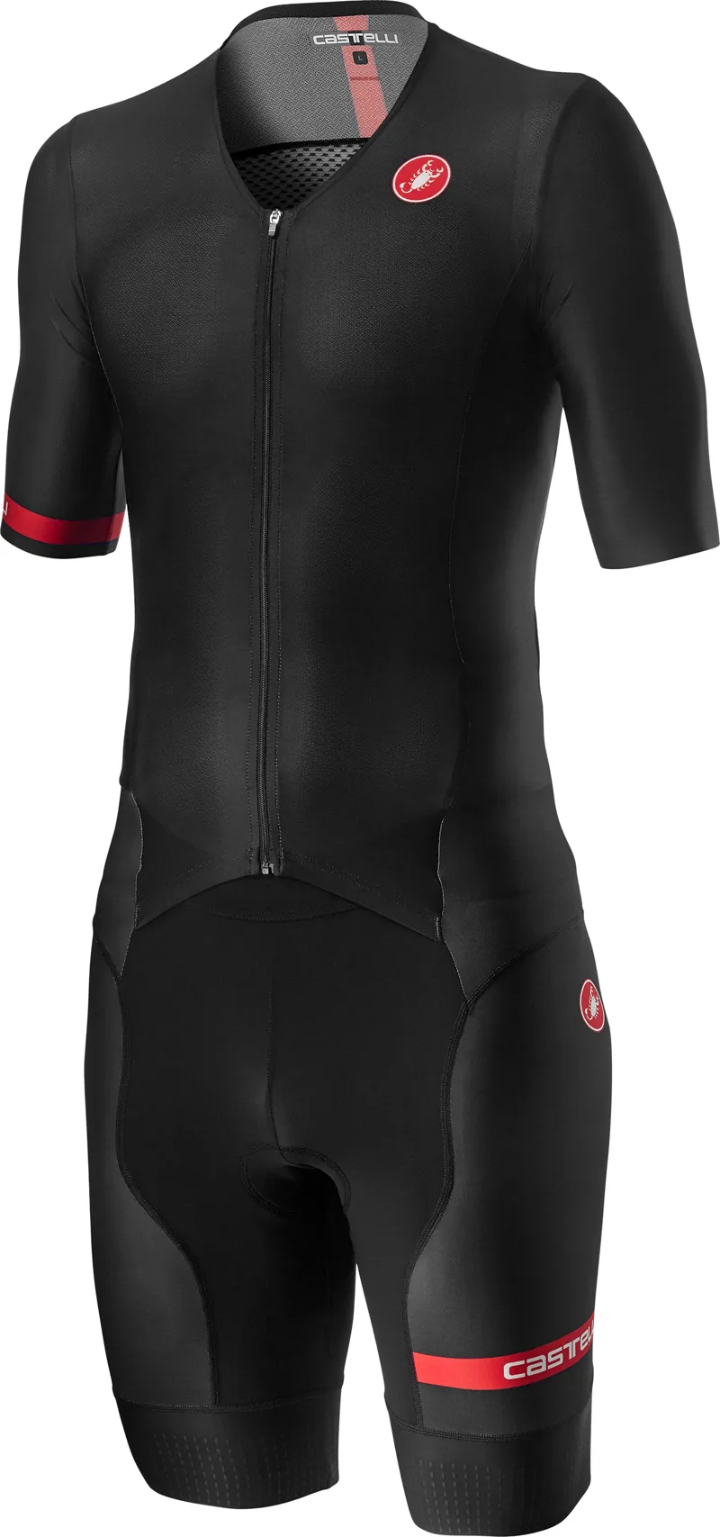 Castelli Free Sanremo 2 Short Sleeve Mens Suit Black