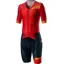 Castelli Free Sanremo 2 Short Sleeve Mens Suit Red