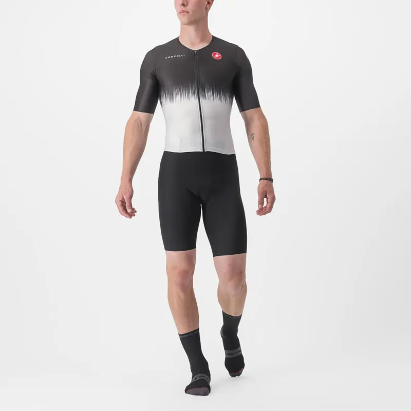 Castelli Sanremo Ultra Speed Suit in Black/Silver Grey