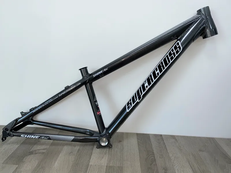 Supercross Shine 26  4X and Jump Bike Frame Gun Grey Small 