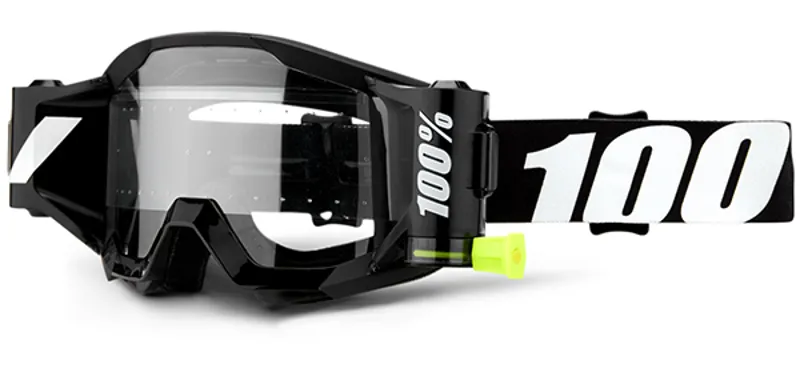 100 Percent Accuri Forecast Youth Goggles Clear Lens Black